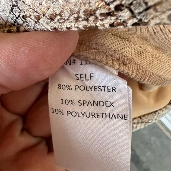 Karlie Ruffle Python Print Snap Front Dress - Picture 5 of 10